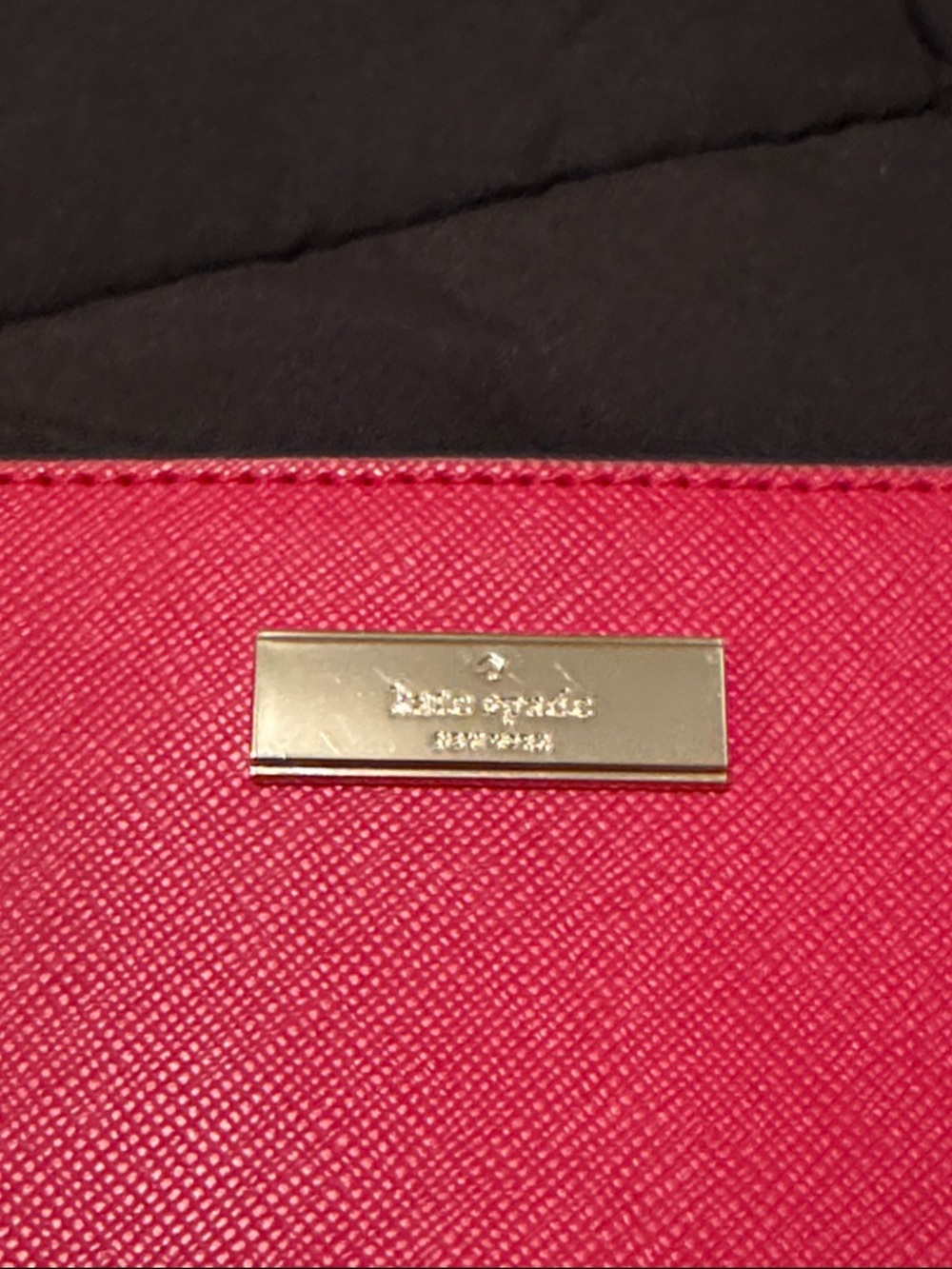 kate spade Red Leather Crossbody with Gold Chain Strap - Picture 2 of 5